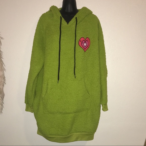 Nwt Large Oversized Grinch Hoodie 